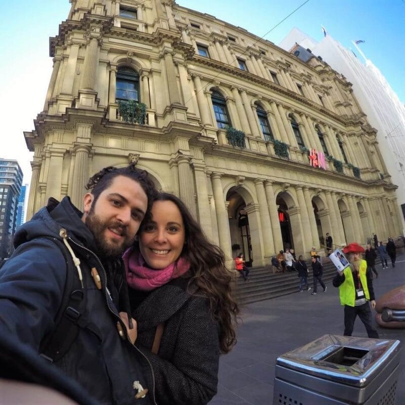 Pareja de mexicanos estudiando en Melbourne, Australia