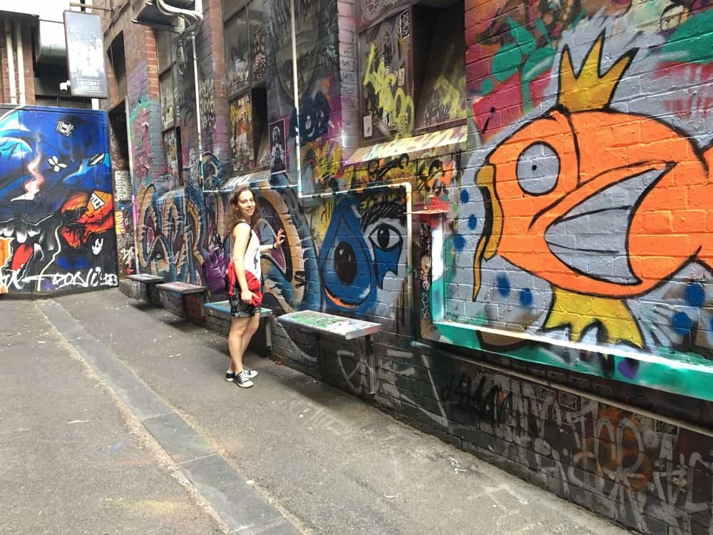 Chica en Melbourne
