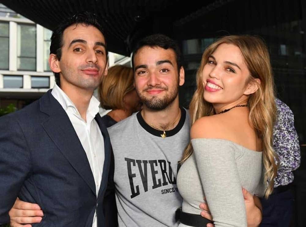 Amigos en una fiesta