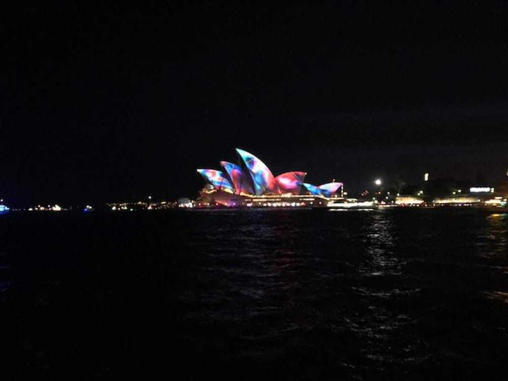Australia noche luces