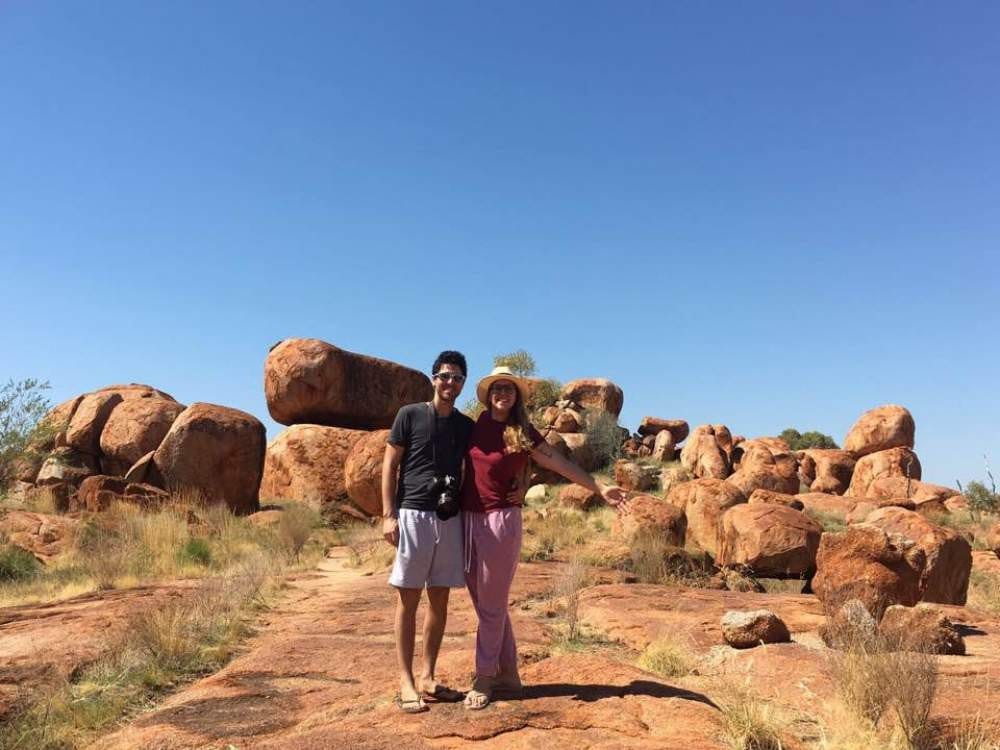 Australia pareja amor
