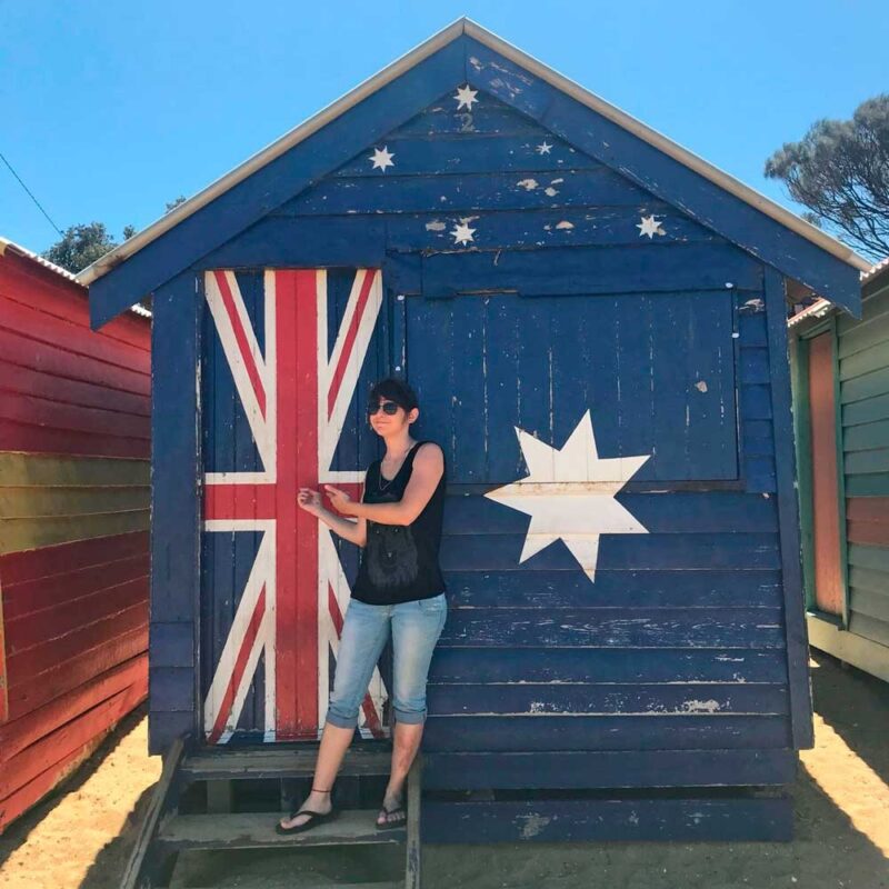 Patricia, estudiando y mejorando su inglés en Melbourne