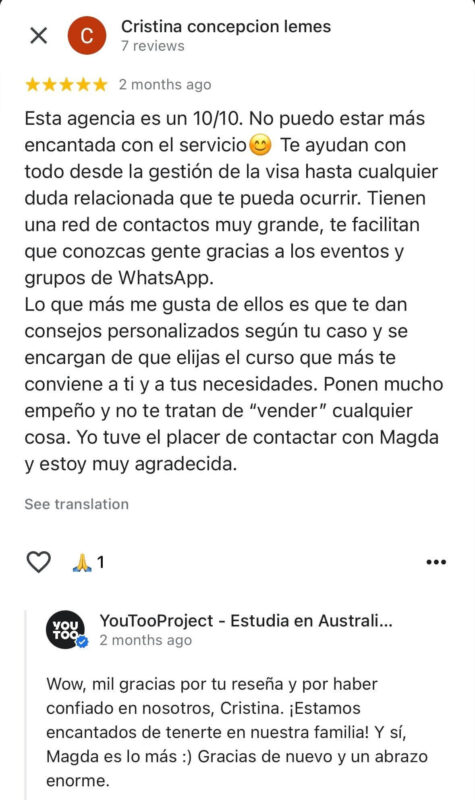 Opiniones sobre YouTooProject en Australia